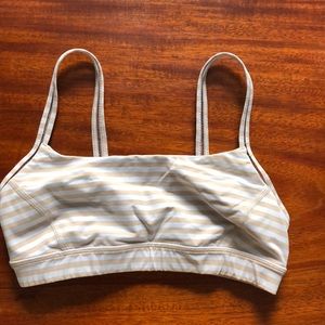lululemon striped sportsbra